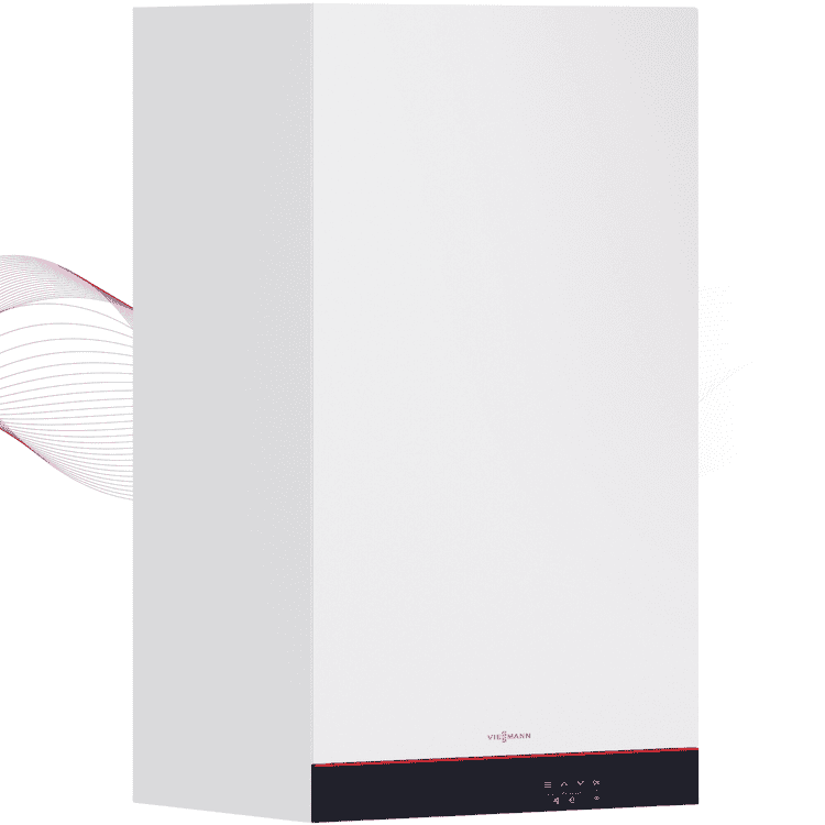 Viessmann Vitodens 050-W 30kW gas boiler – front or angled view – BoxHeat