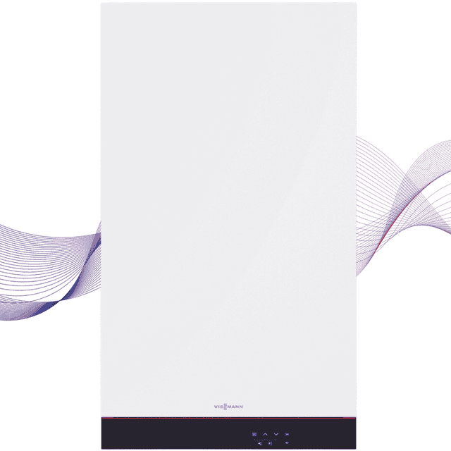 Viessmann Vitodens 050-W 30kW gas boiler – front or angled view – BoxHeat